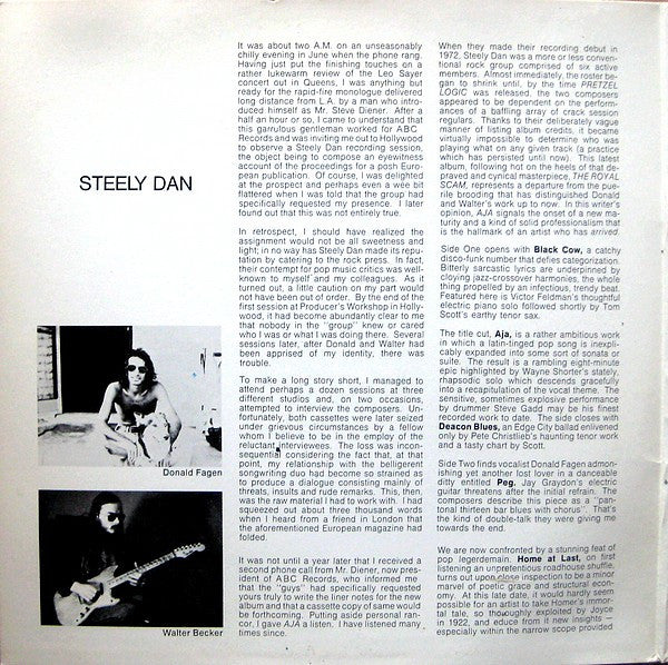 Steely Dan : Aja (LP, Album, RE, RP, Ter)