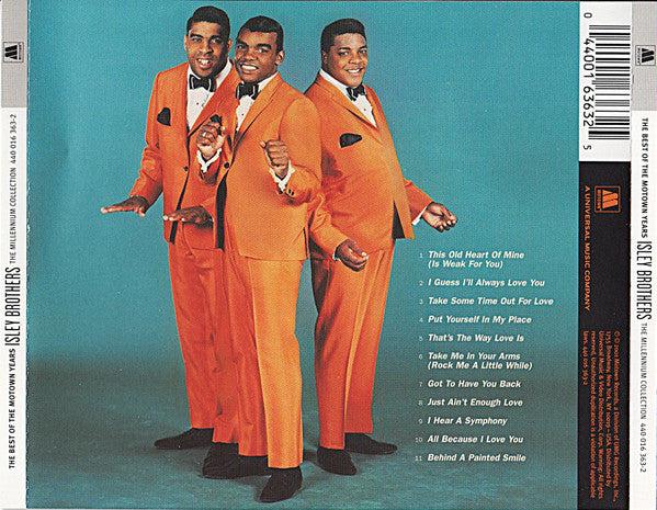 The Isley Brothers : The Best Of The Motown Years Isley Brothers (CD, Comp, RM)