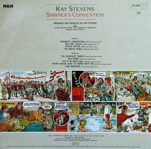 Ray Stevens : Shriner's Convention (LP, Album)