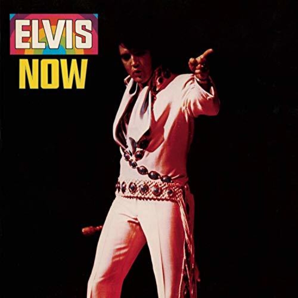 the album cover for Elvis Presley - Now