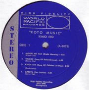 Kimio Eto : Koto Music (LP, Album)