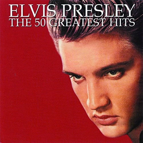 the album cover for Elvis Presley - 50 Greatest Hits [Import]