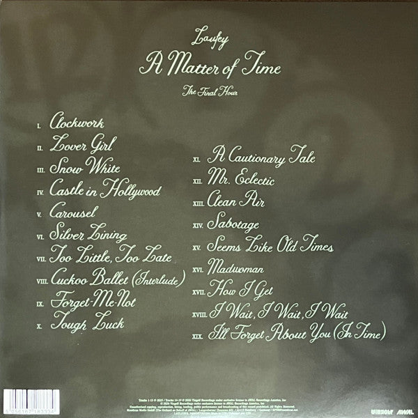 Laufey (2) : A Matter Of Time: The Final Hour (2xLP, Album, Dlx, Dre)