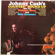 Johnny Cash With The Wilburn Bros.* And Billy Grammer : Country Round-up (The Authentic Sounds Of Country & Western Music) (LP, Comp, Mono)
