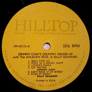 Johnny Cash With The Wilburn Bros.* And Billy Grammer : Country Round-up (The Authentic Sounds Of Country & Western Music) (LP, Comp, Mono)