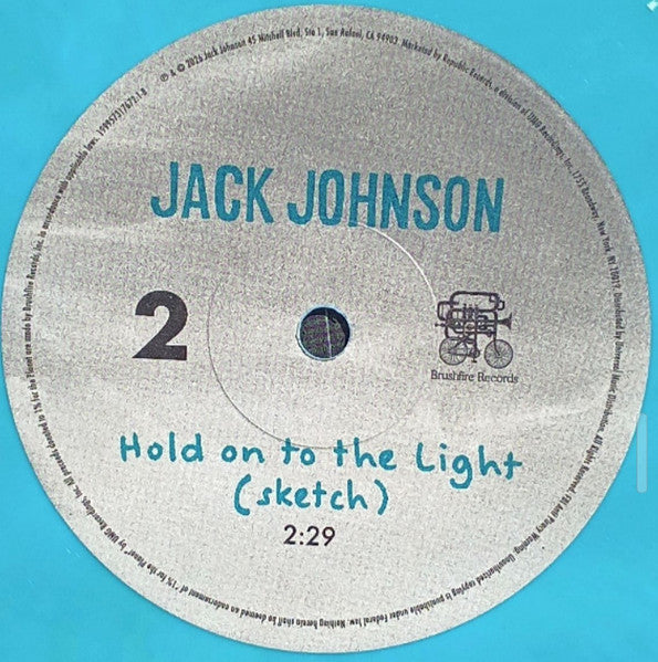 Jack Johnson & Hermanos Gutiérrez (2) : Hold On To The Light (7", RSD, Single, Ltd, Tea)