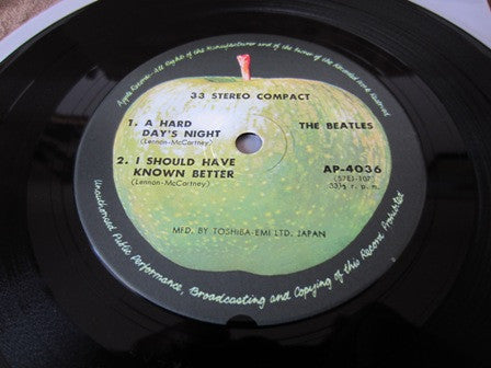 The Beatles : A Hard Day's Night (7", RE, ¥ 7)