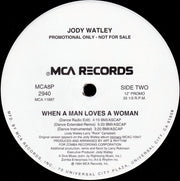 Jody Watley : When A Man Loves A Woman (12", Promo)