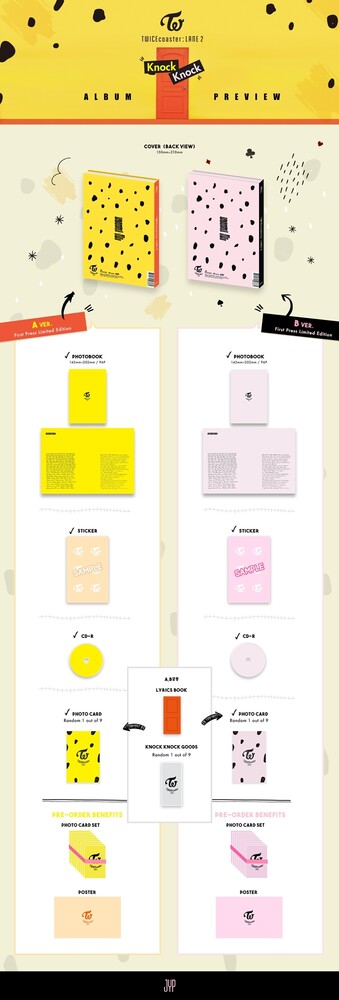 the album cover for TWICE - Twicecoaster: Lane 2 (Random Cover) (Asia)