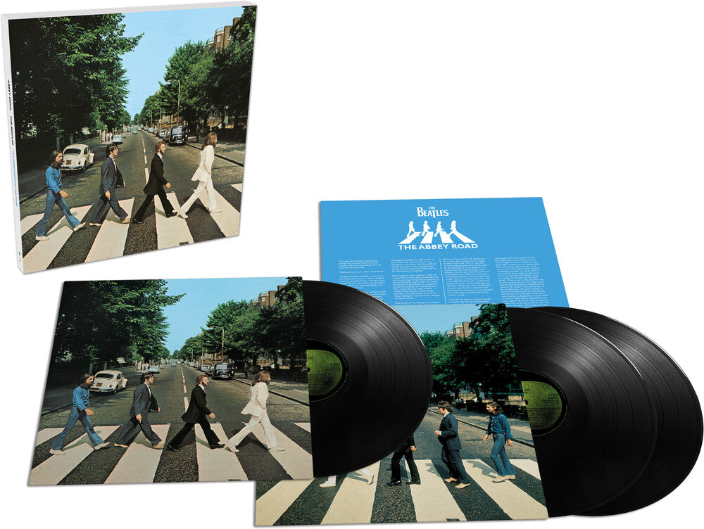 the album cover for The Beatles - Abbey Road: Anniversary Edition [Deluxe 3LP]