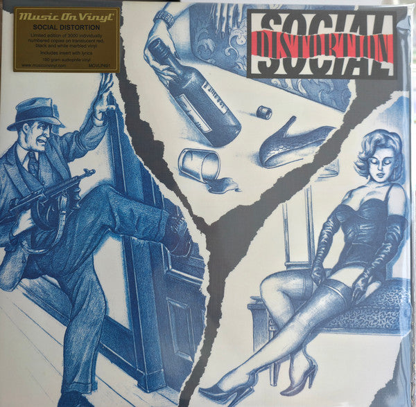Social Distortion : Social Distortion (LP, Album, Ltd, Num, RE, RP, Tra)