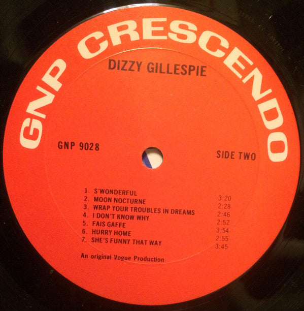 Dizzy Gillespie : Dizzy! (LP, Mono)