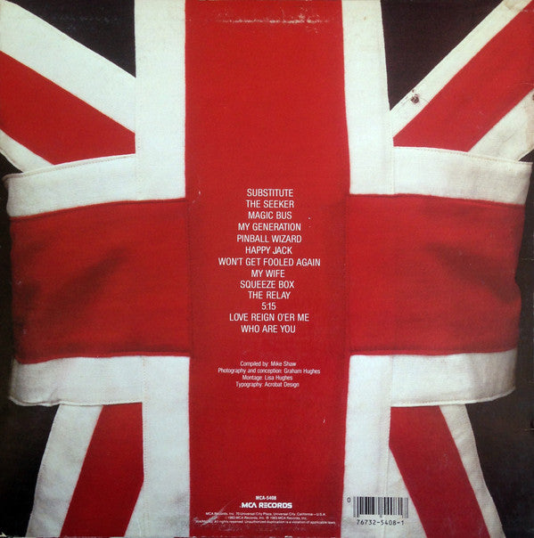 Who* : Who's Greatest Hits (LP, Comp, Pin)