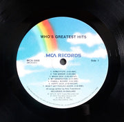 The Who : Who's Greatest Hits (LP, Comp, Pin)