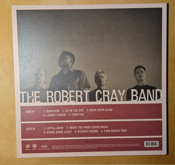 The Robert Cray Band : Time Will Tell (LP, Album, Ltd, Num, RE, Red)