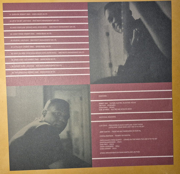 The Robert Cray Band : Time Will Tell (LP, Album, Ltd, Num, RE, Red)