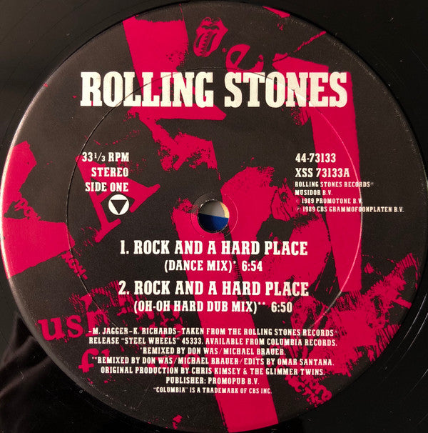Rolling Stones* : Rock And A Hard Place (12", Maxi)