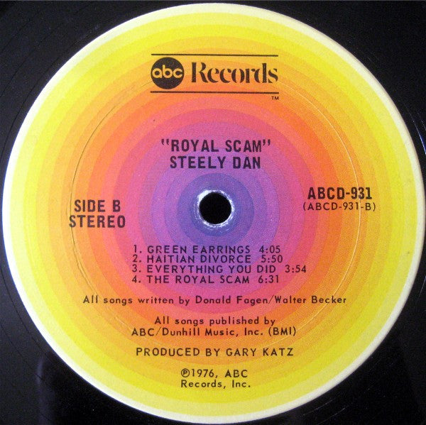 Steely Dan : The Royal Scam (LP, Album, San)