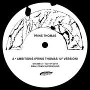 the album cover for Prins Thomas - Ambitions Remixes I