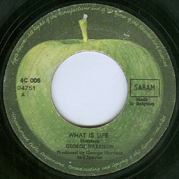 George Harrison : What Is Life (7", Single)