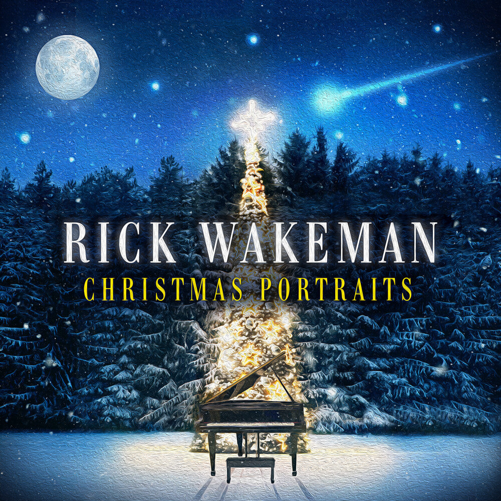 the album cover for Wakeman - Christmas Portraits