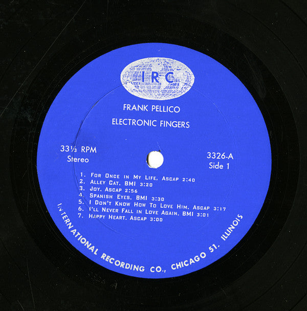 Frank Pellico : Electronic Fingers (LP)