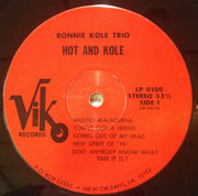 Ronnie Kole Trio : Hot And Kole (LP, Album)