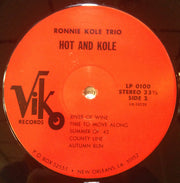 Ronnie Kole Trio : Hot And Kole (LP, Album)