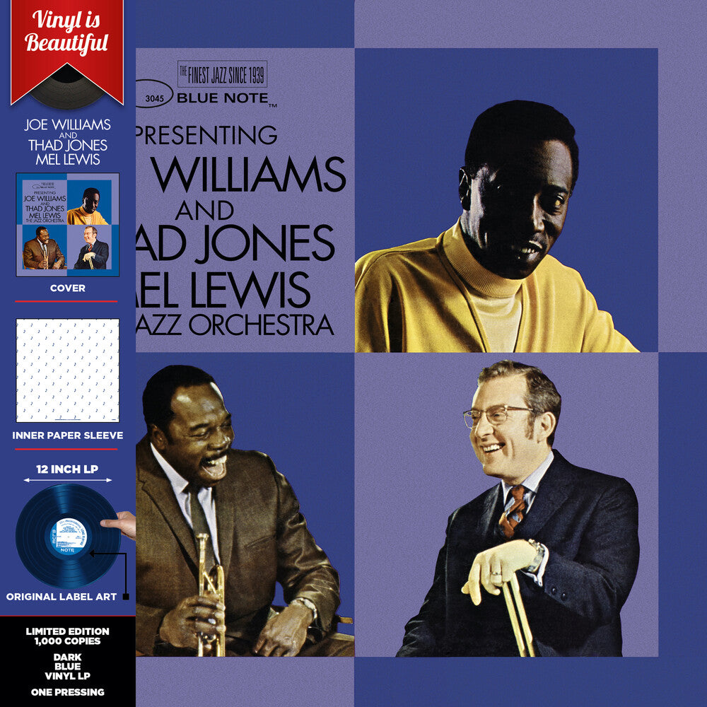 the album cover for Joe Williams - Presenting Joe Williams and Thad Jones/Mel Lewis, the Jazz Orchestra