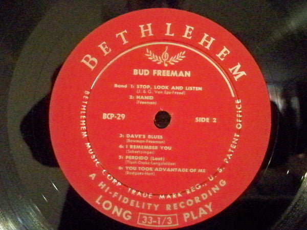 Bud Freeman : Bud Freeman (LP, Album, Mono)