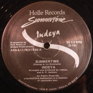 Indeya (2) : Summertime (12")