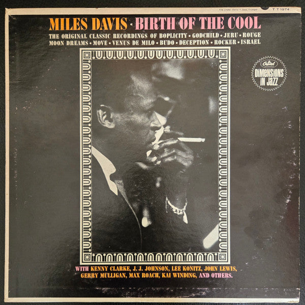 Miles Davis : Birth Of The Cool (LP, Comp, Mono, RE, Scr)
