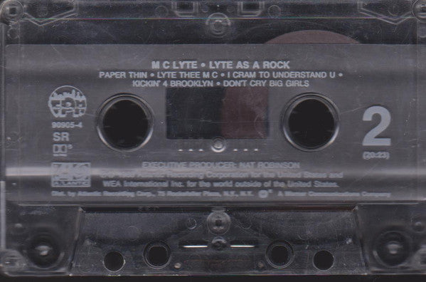 MC Lyte : Lyte As A Rock (Cass, Album)