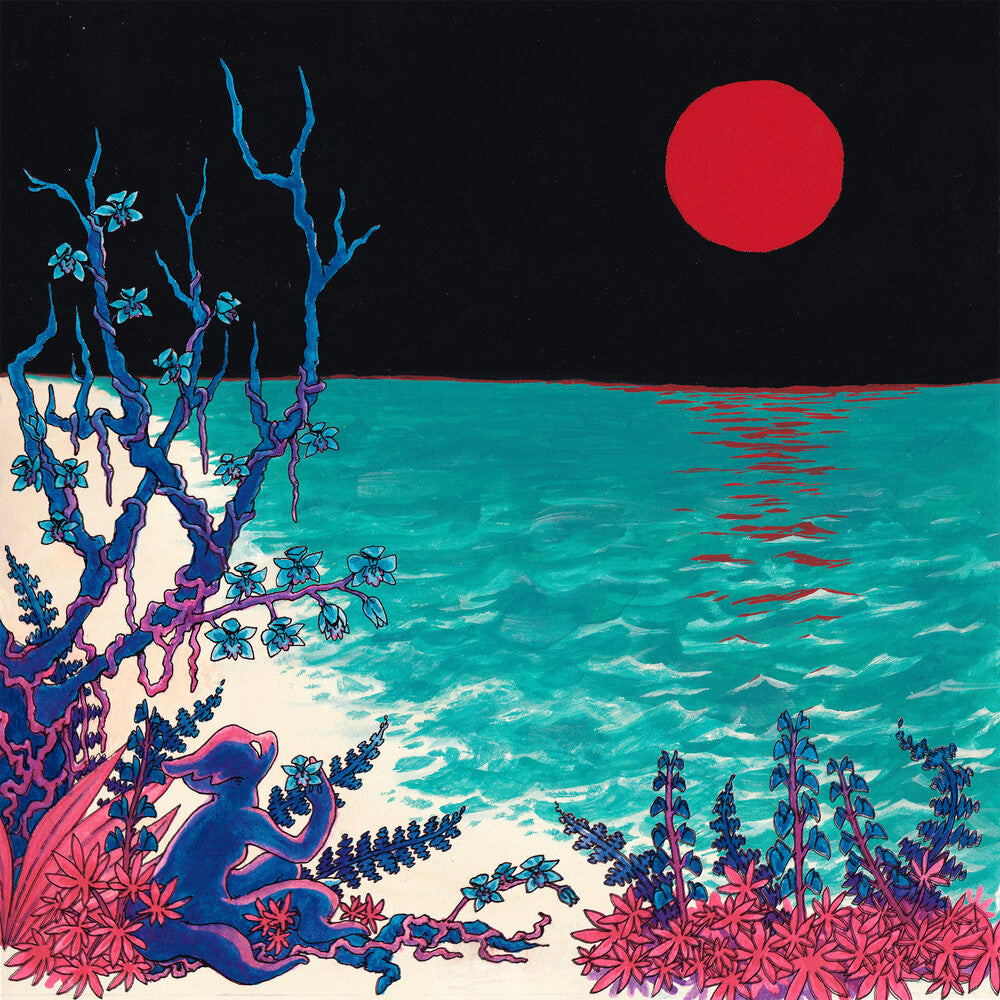 the album cover for glass beach - the first glass beach album