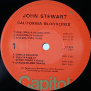 John Stewart (2) : California Bloodlines (LP, Album, RE)