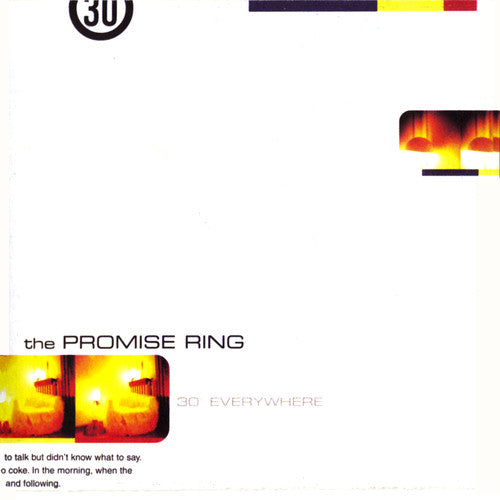the album cover for The Promise Ring - 30 Degrees Everywhere