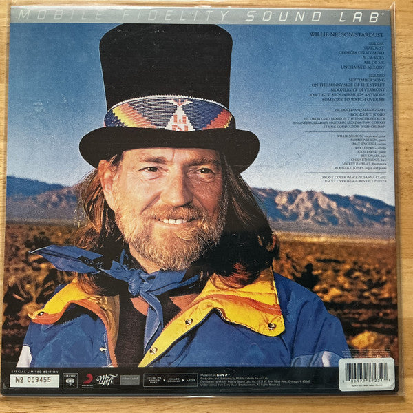 Willie Nelson : Stardust (LP, Album, Ltd, Num, RE, RM)