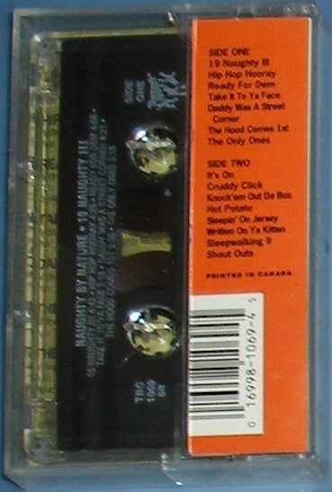 Naughty By Nature : 19 Naughty III (Cass, Album, SR,)