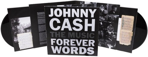 the album cover for Johnny Cash - Johnny Cash: Forever Words [LP]