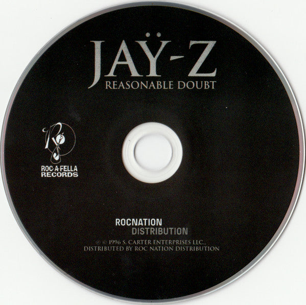 Jay-Z : Reasonable Doubt (CD, Album, RE, 30t)