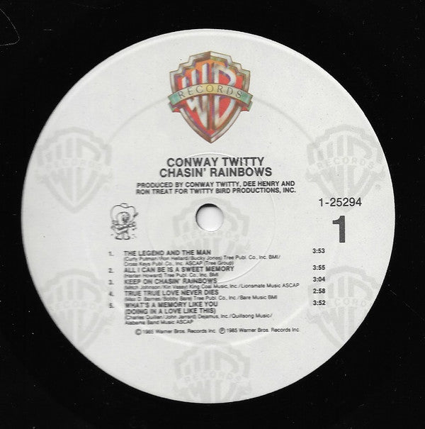 Conway Twitty : Chasin' Rainbows (LP, Album, Spe)