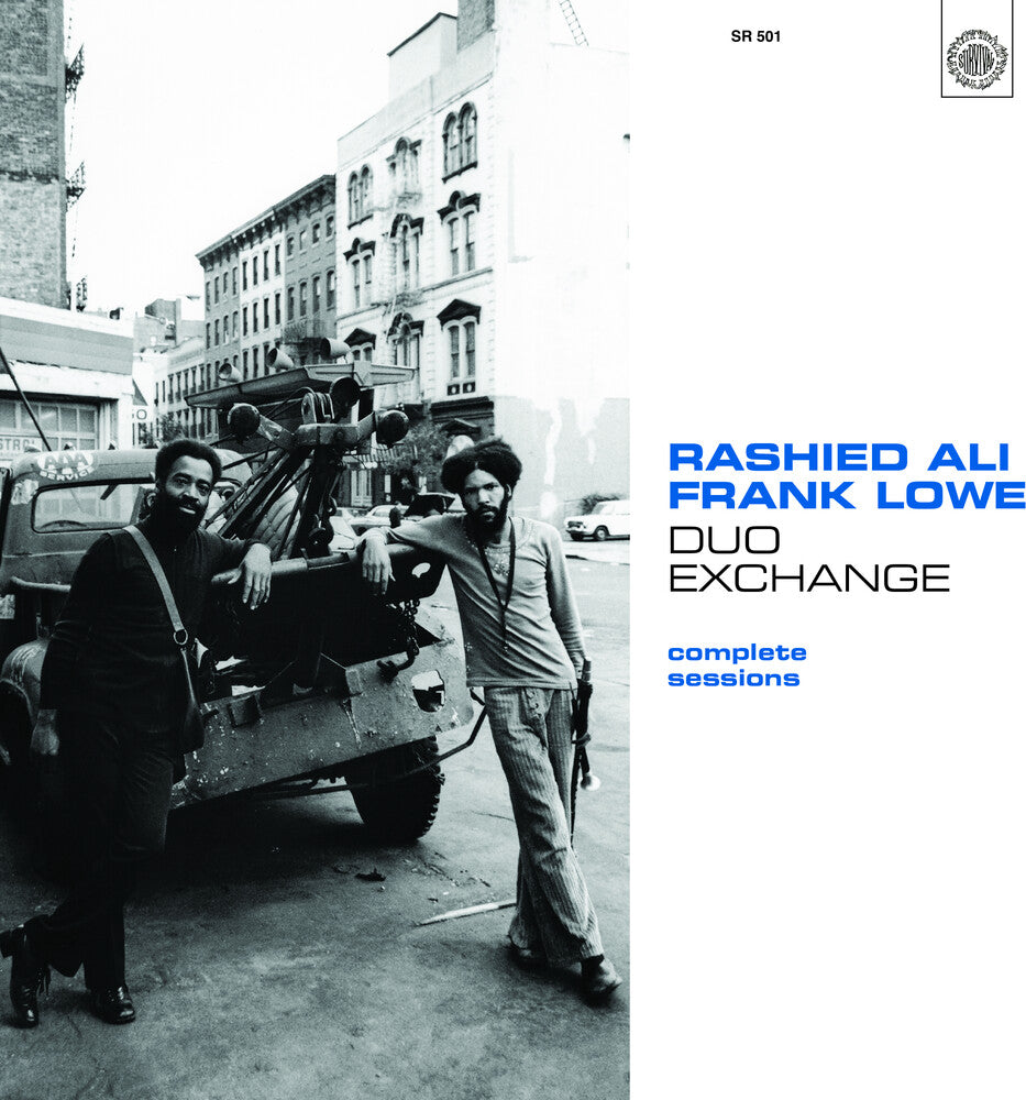 the album cover for Rashied Ali / Lowe,Frank - Duo Exchange: Complete Sessions