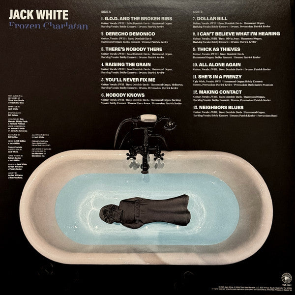 Jack White (2) : Frozen Charlatan (LP, Album, Ltd, Ice)