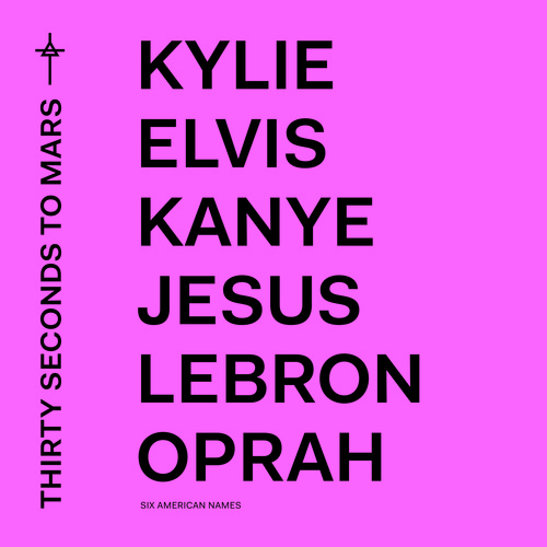the album cover for Thirty Seconds To Mars - America [LP]