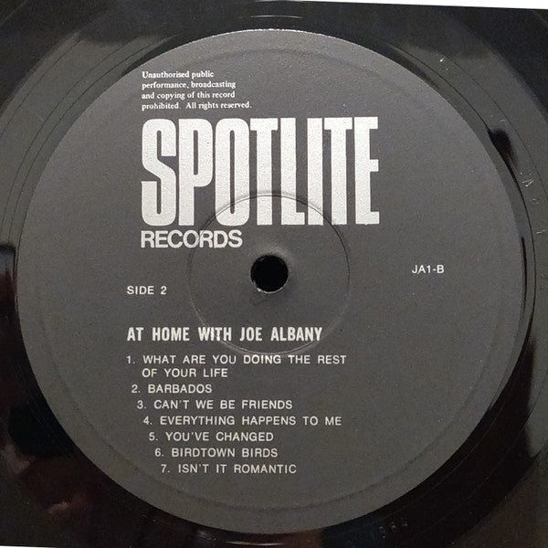 Joe Albany : At Home (LP, Album, Mono)