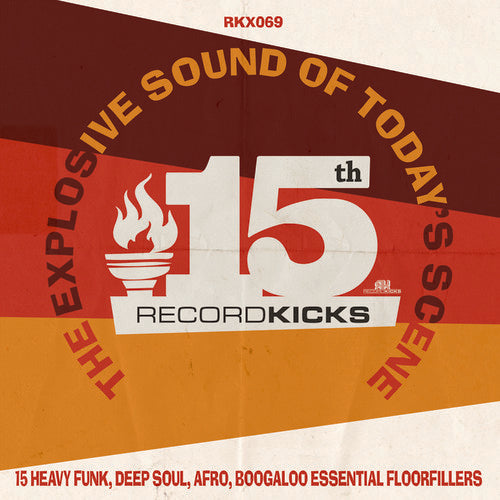 the album cover for Record Kicks 15th - Record Kicks 15th (Clear Vinyl) [Clear Vinyl]
