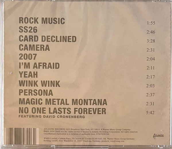 Charli XCX : Music, Fashion, Film (CD, Album, S/Edition, Alt)