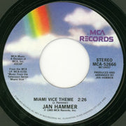 Jan Hammer : Miami Vice Theme (7", Single, Styrene, PRC)