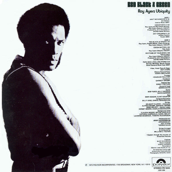 Roy Ayers Ubiquity : Red Black & Green (LP, Album, Mon)