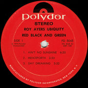 Roy Ayers Ubiquity : Red Black & Green (LP, Album, Mon)